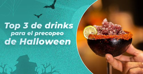 Top 3 de drinks para el precopeo de Halloween